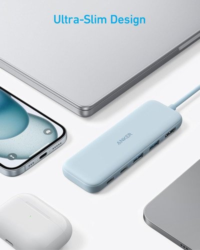 Anker 332 Usb-c Hub (5 En 1) Con Pantalla Hdmi 4k, 5gbps ...