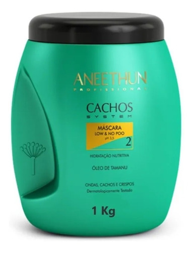 Aneethun Mascara Cachos 1 Kg - Ondas Cachos E Crespos
