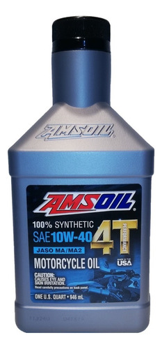 Amsoil 10w40 Performance. Aceite De Moto Full Sintético