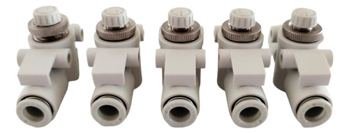 Regulador De Caudal En LĂnea As3002f-08-j Smc (5 Pcs)