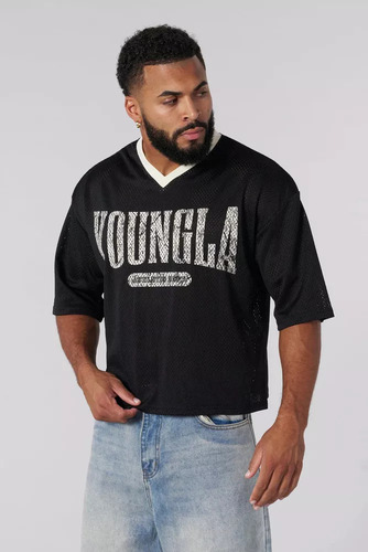 De, Camiseta Corta Playera Varsity Camo