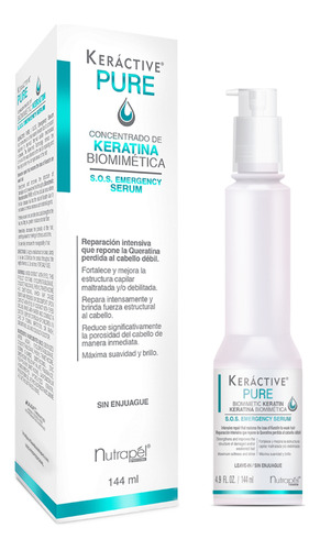 Tratamiento Keratina Biomimetica Nutrapel Keractive Pure