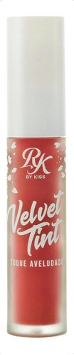 Tinte de terciopelo Rk Kiss New York, 3,5 ml, color salmón suave, color rojo
