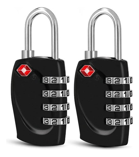 2pzs Candados De Combinación Para Equipaje Aprobados Tsa