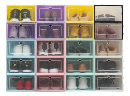 Organizador De Zapatos X6 Zapatera Plegable Colores