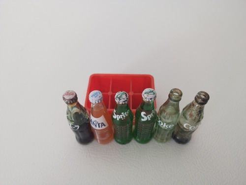 Mini Botellitas Coca Cola, Fanta Y Sprite No. 4 (Usado)