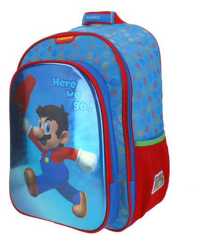 Bolso Morral Grande De Mario Bros Chenson Original 