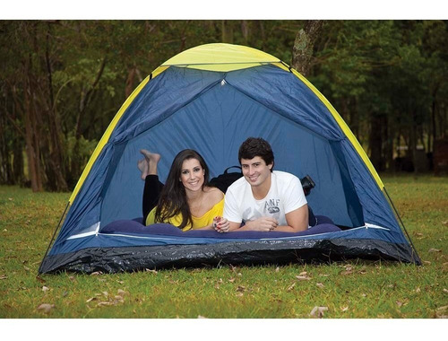 Imagem 5 de 7 de Barraca Camping Tenda Iglu 2 Pessoas Mor Acampamento Praia