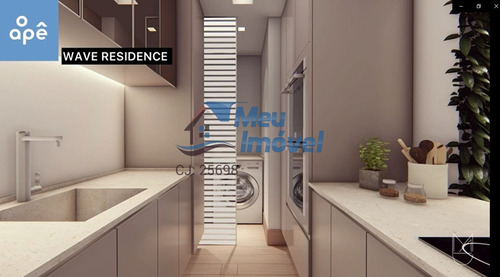 Imagem 7 de 18 de Rua 18 Residencial Wave 1 Quarto 1 Vaga 37m² Ac Financ Fgts Mobiliado Decorado - Meuimm369 - 69612487