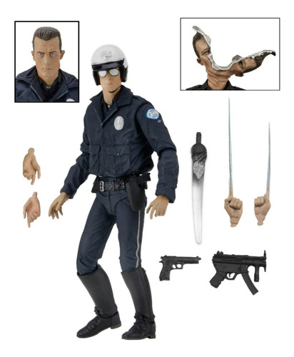 Figura De Acción T-1000 Terminator 2 - Neca
