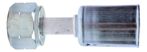 Conexão Radial Reta Fêmea 08mm Aluminio C Clip Universal A