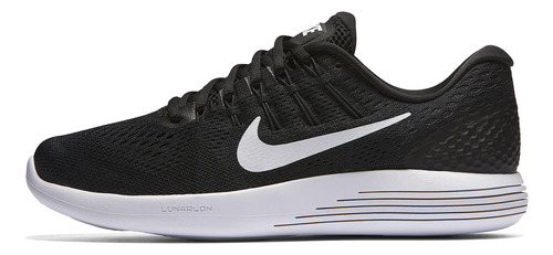 Zapatillas Nike Lunarglide 8 Black White 843726_001   