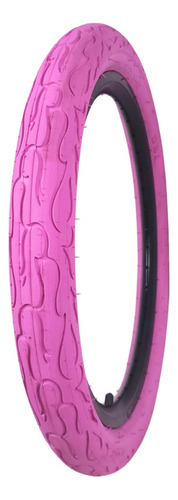 Pneu Dsi Flame Slick 20x2.125 Bike Cross Bmx Sri-38 Rosa