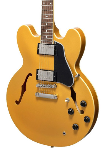 Imagen 3 de 8 de EpiPhone Es-335 Traditional Pro Semi-hollow Metallic Gold