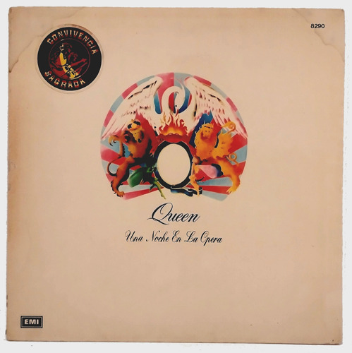 Queen - Una Noche En La Opera - Vinilo Lp 1975 - Vg+