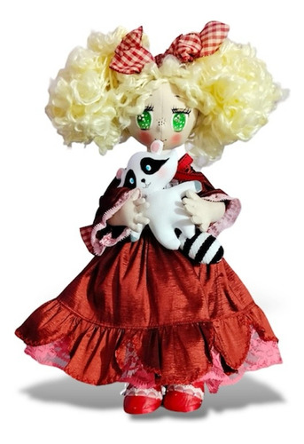 Muñeca De Tela Trapo Candy Candy Caricatura Peluche Regalo