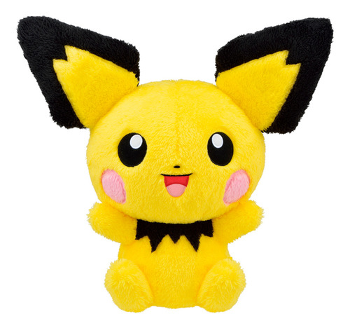 Peluche Pokemon Pichu 40cm Hokkori Healing Banpresto 2022