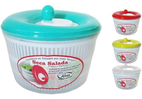 Seca Salada Secador De Verduras Centrifuga Salada Manual 4l