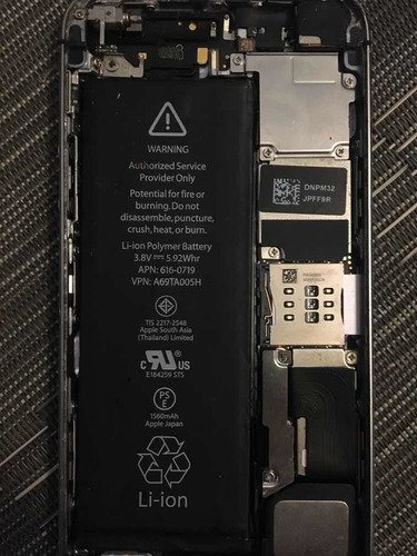 Batería Iphone 5s Original (Usado)