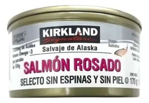 Salmón Rosado Salvaje Kirkland Signature 6 Pzas De 170 Gr