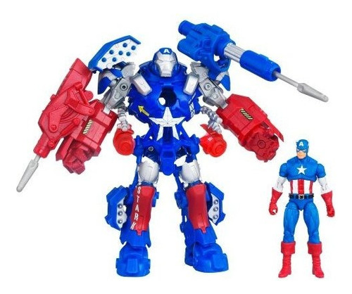 Marvel Los Vengadores Stark Tech Assault Armor Captain A