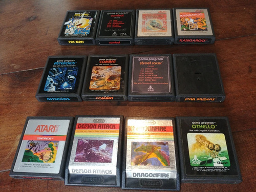 Imagen 2 de 2 de Cartuchos Atari 2600 - Lote 12 Unidades - (n) - Vintage