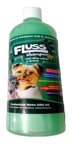 Fluss Shampoo 500ml & Aloe Vera & Avena & Lab Maver