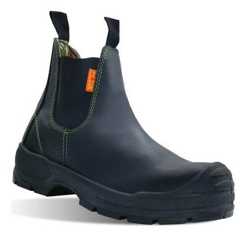 Bota Industrial Comando Botin Chelsea Con Casco Modelo 75003