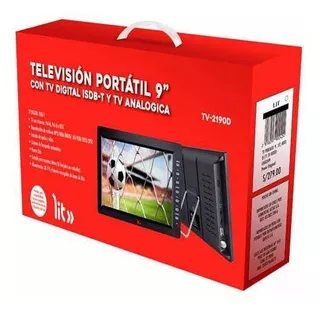 Televisión Portátil 9 Pulgadas Fhd -para Auto/viaje/oficina.