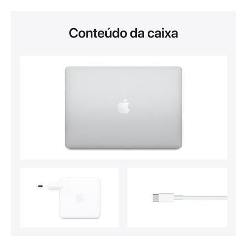 Imagem 6 de 6 de Apple Macbook Air (13 polegadas, 2020, Chip M1, 256 GB de SSD, 8 GB de RAM) - Prateado