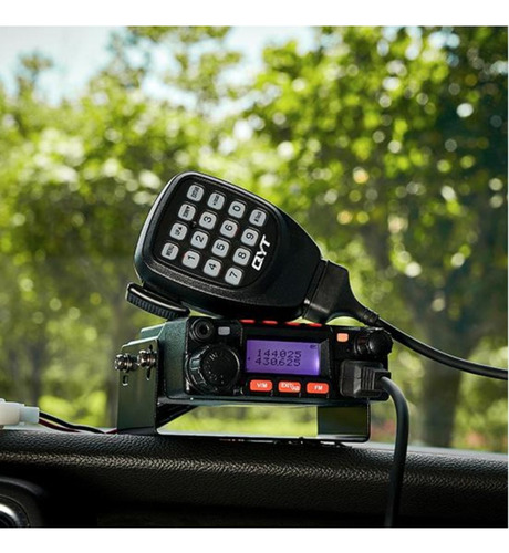 7 Rádio Base Comunicador 20km Qyt8900 Uhf Vhf 200 Canal 25w