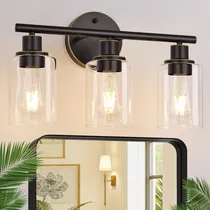 Comprar Lámparas Para Pared Marrón Y Oro Modernas De Tres Luces