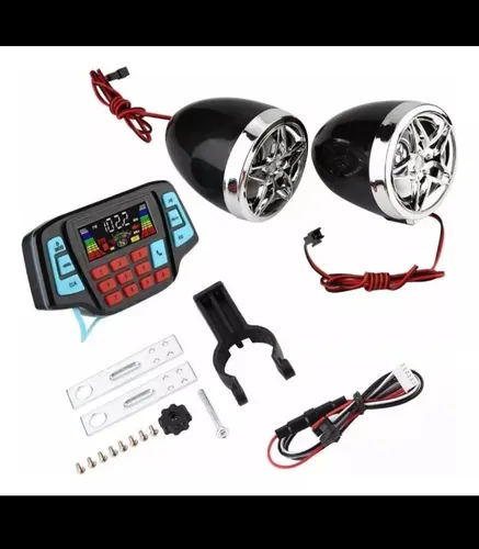 comprar Altavoces Para Motos Sistema Alarma Bluetooth Mp3