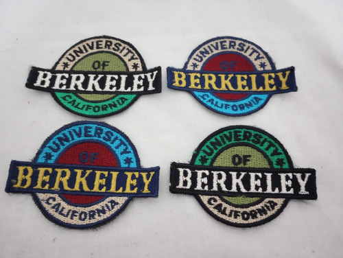 4 Parches Para Ropa Universidad Berkerley Eeuu