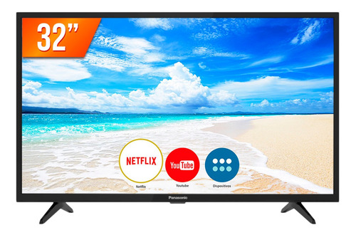 Imagem 1 de 4 de Smart Tv Led 32'' Hd Panasonic 32fs500b 2 Hdmi 2 Usb Wi-fi