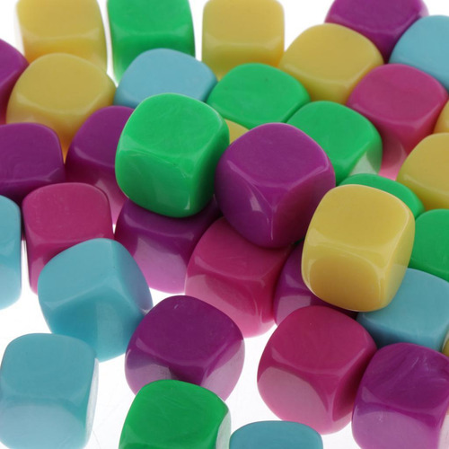 50 Unidades Dados Para Bebé Bloques De De Bebé Artesanía