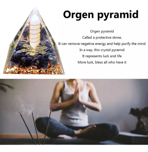 Chakra De Orgón, Cristal Blanco, Pirámide Orgónica, Reiki