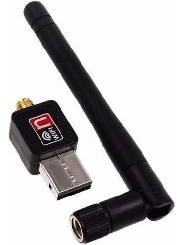 Adaptador Wireless Usb Wifi Sem Fio Lan B/g/n Antena