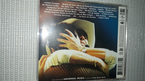 Cd Chitãozinho E Xororó Irmãos Coragem ( 10574 ) (Usado)
