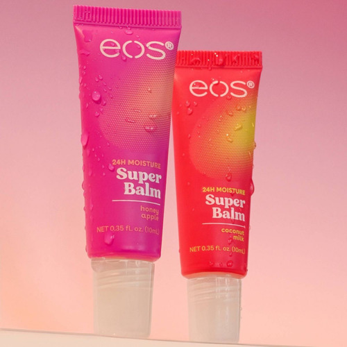Eos 24h Moisture Super Lip Balm 2pack Balsamo Coco Y Manzana