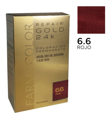 Farmacolor R Gold Rojo N° 6.6 X 1 Estuche. De Fábrica.