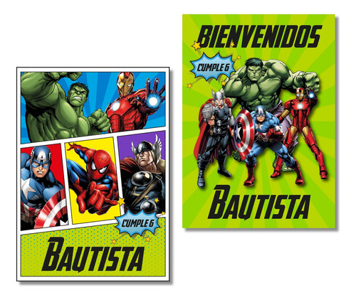 Kit Imprimible Avengers/ Los Vengadores