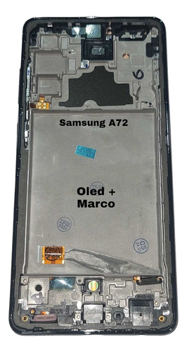 Pantalla Completa 3/4 Para Samsung A72 Oled Con Marco 
