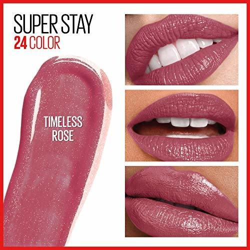 Lápiz Labial Líquido Maybelline Superstay 24, 2 Pasos, Timel