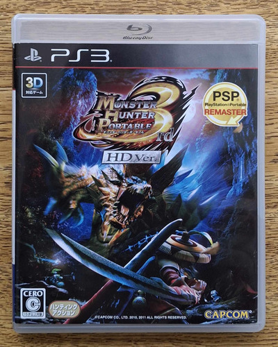 Monster Hunter Portable 3rd Hd Ver. - Ps3 (envio Em Até 24h) (Usado)