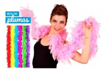 Comprar 5 Boas De Pluma Varios Colores Cotillon