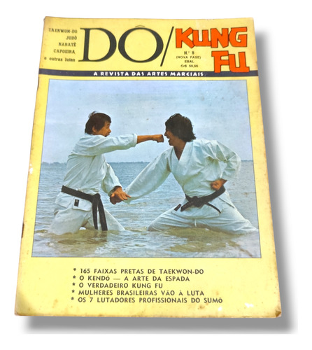 Dô Kung Fu A Revistas Das Artes Marciais Volume 7 E 8 - Editora Ebal - 1978 (Usado)