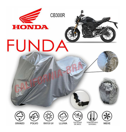 Funda Cubierta Lona Moto Cubre Honda Cb300 R