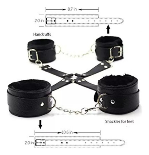 Kit 10 Piezas Bdsm Bondage Fetish Sadomasoquismo Pareja