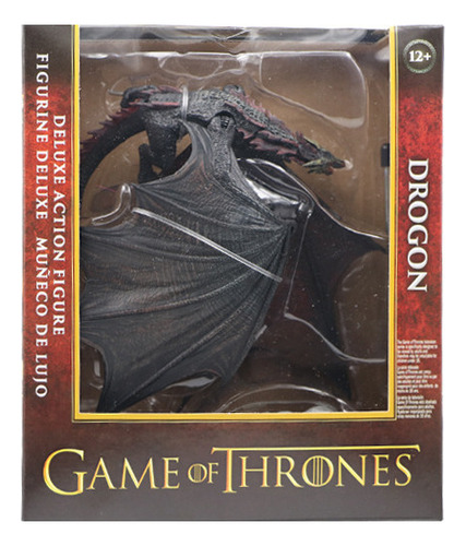 Figura De Acción Del Dragón Negro De Juego De Tronos De 6 Pu